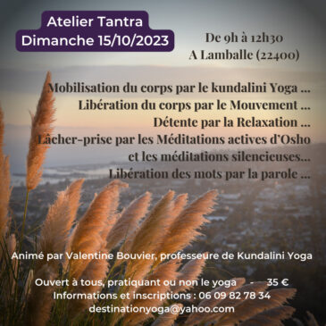 Atelier Tantra 15.10.2023