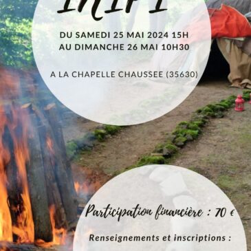 Inipi hutte de sudation 25 mai 2024 Chapelle Chaussée Rennes Valentine Chandrika