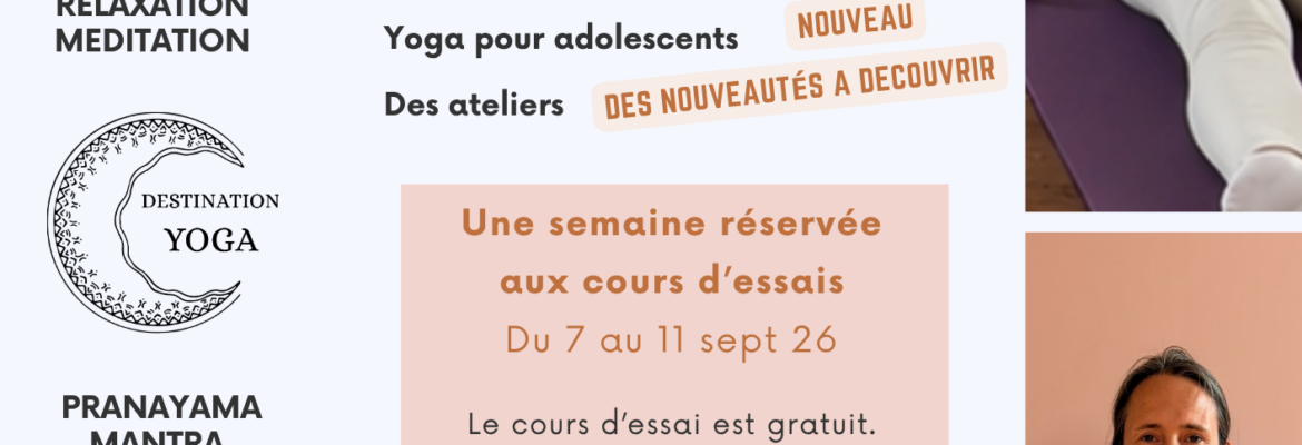 Rentrée yoga 2026 destination Yoga Lamballe